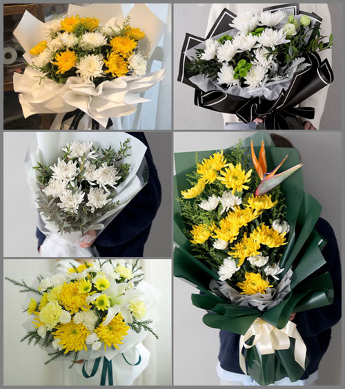 广东东莞市常平镇金美村白事花束代送